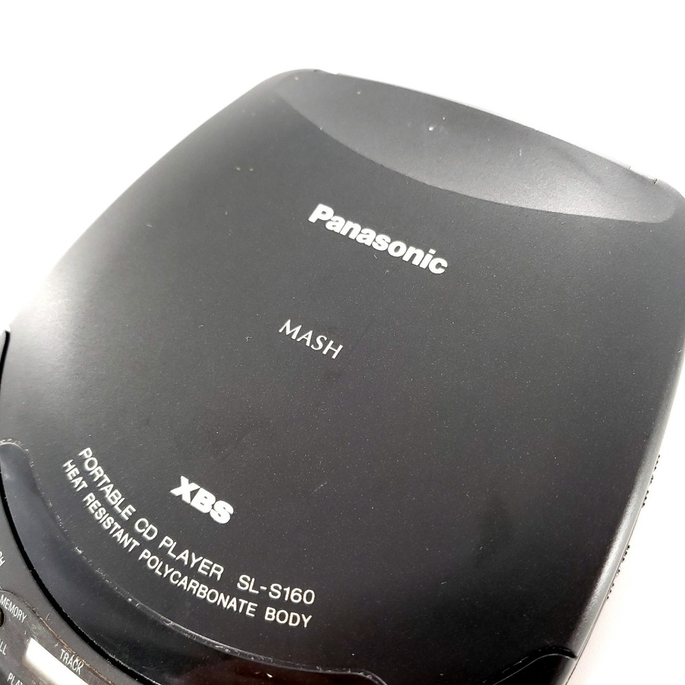 Panasonic SL-S160 XBS Portable CD Player w/ Power Adapter Tested & Works - Picture 5 of 12